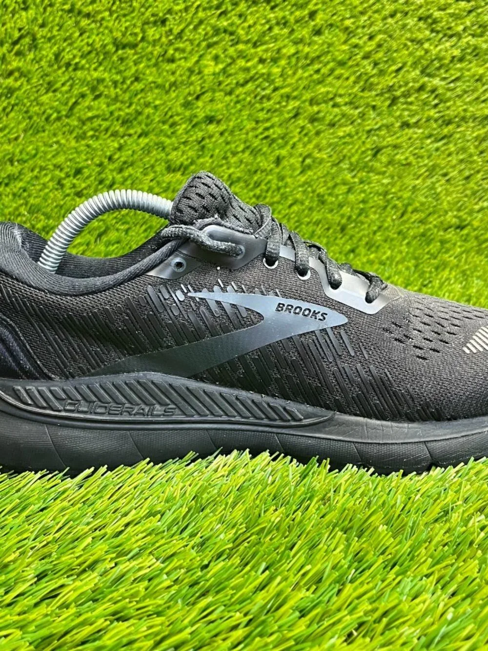 Brooks Addiction‎ GTS 15 Triple Black Mens Size 9 Walking Running Shoes Sneakers